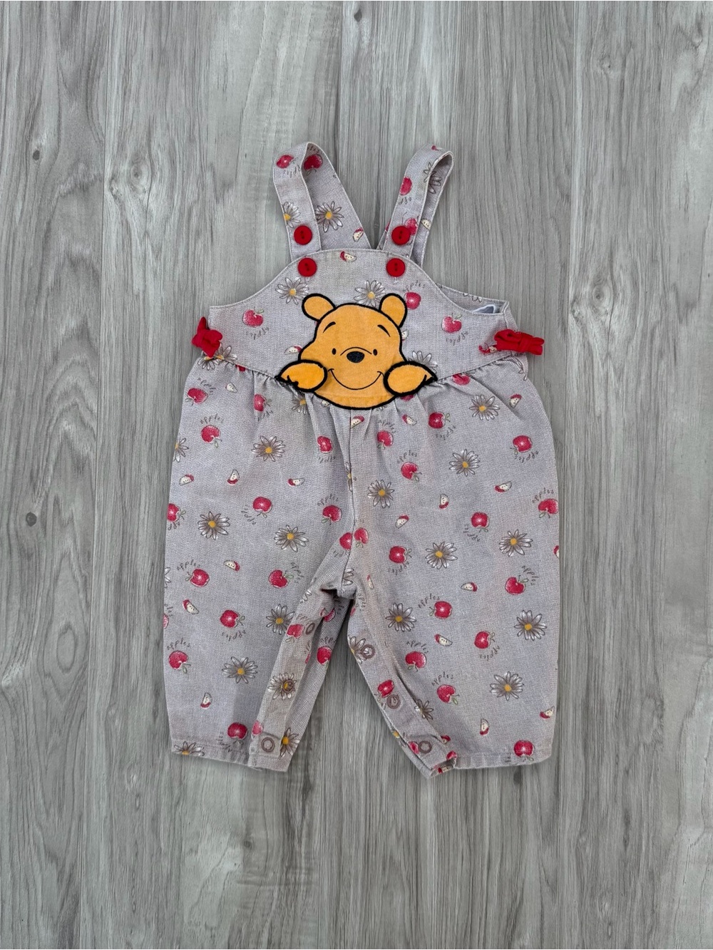 Winnie the Pooh vintage baby overall